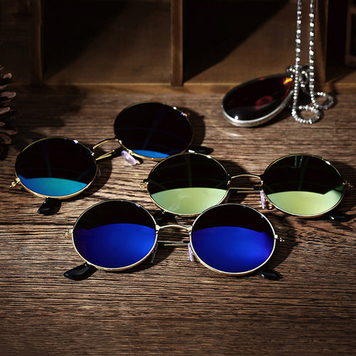 Fashion Vintage Sunglasunglasses Metal Frame